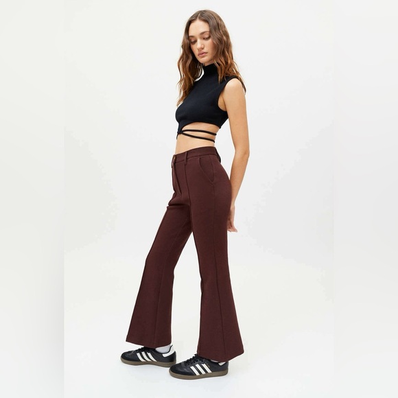 Urban Outfitters Pants - Women’s Small Urban Outfitters Brown Isabella Ponte Knit Flare Pants